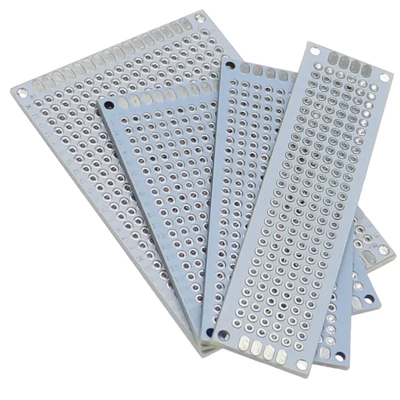 20pcs/lot 2X8 3X7 4X6 5X7 PCB Prototype Board Circuit Protoboard Universal Stripboard Prototyping Veroboard 5Pcs Each Value