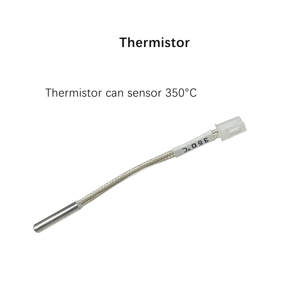 For Creality K2 Plus Parts K2 Plus Hotend Cable 350°C Ceramic Heating Tube Thermistor Temperature Sensor K2 Plus Accessories
