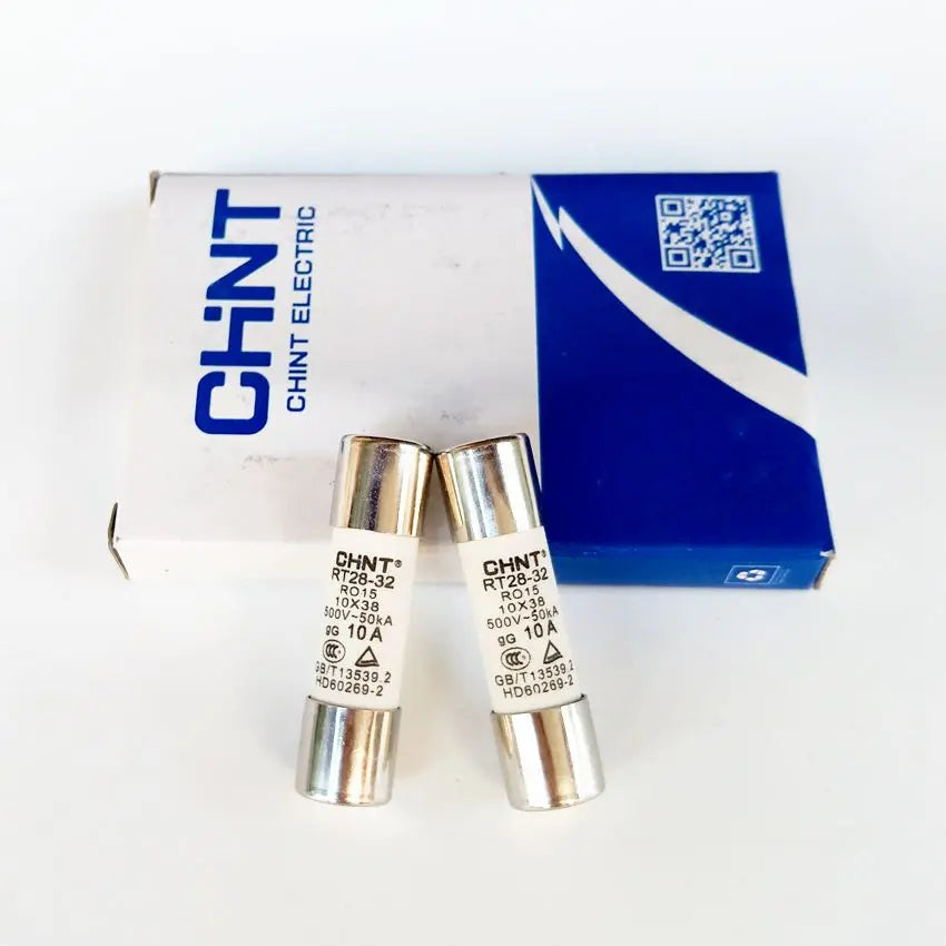 CHINT 10pcs 10 x 38mm RT28-32 (RO15) Ceramic Fuses 2A/4A/6A/10A /16A/20A/25A/32A Assorted Kit Fuse