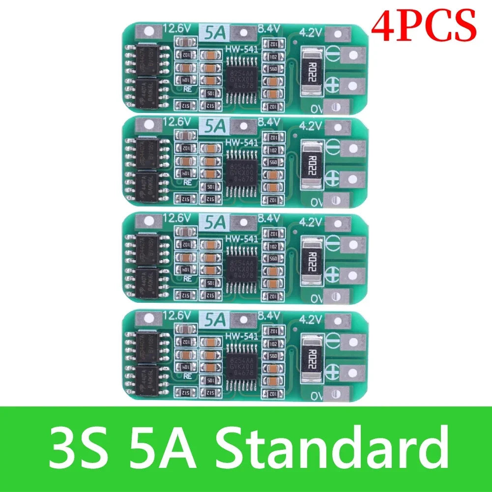 BMS 3S/4S 5A 10A 20A 25A 40A 60A Li-ion Lithium Battery Charger Protection Board 18650 For Drill Motor 12V with Enhance/Balance