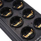 PWALLE TP80 front 2-way switch power filter socket with lightning protection and overload multifunctional display function