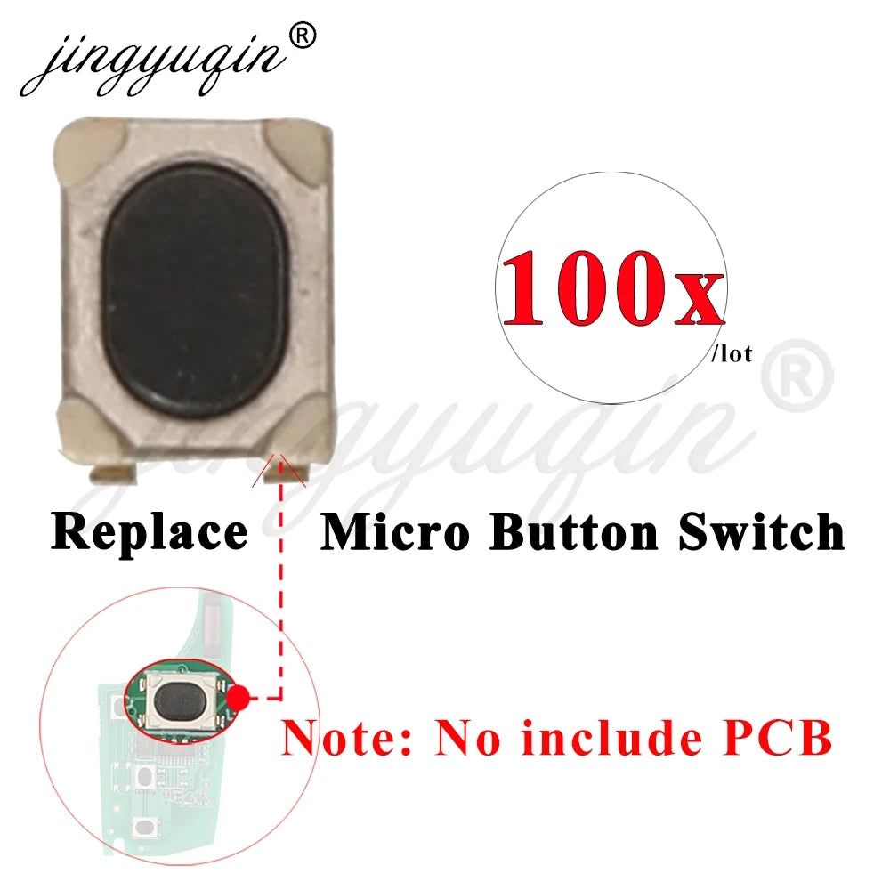 50/100X SMD 4Pin Car Key Tactile Tact Push Button Micro Switch Momentary For Chevrolet Opel Buick BMW Mini Ford Honda Land Rover