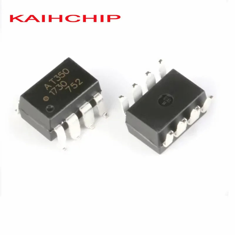 10PCS AT350 ACPL-T350 HCPL-T350 AT350V DIP8 SOP8  Logic Output Optocouplers 2.5A IGBT Gate Drive