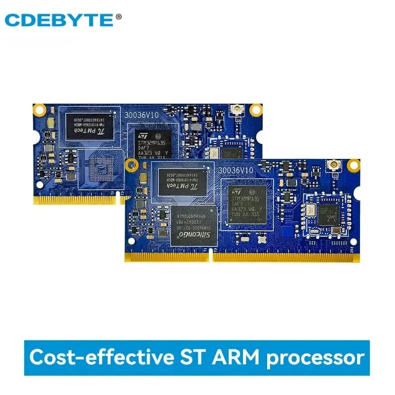 STM32MP135 Core Board ARM Cortex-A7 256MB/512MB 1GHz CDEBYTE ECK10-135 DDR3L Linux Dual Gigabit Ethernet SODIMM WiFi BLE