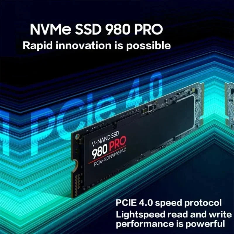 980Pro Internal SSD M.2 2280 NVMe PCIe 4.0 X4 3D TLC NAND Flash Hard Disk 1TB To 8TB Storage Upgrade For PS5 PC Notebook