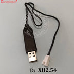 ChengHaoRan 1PC 3.7V/7.4V Lithium Battery Charging Cable With MX2.0 XH2.54 JST 2P 4P Interface For Toy Remote Control Car