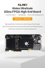 ALINX AXKU062: Xilinx Kintex UltraScale XCKU060 PCIE 3.0 FPGA Development Board SFP FMP HPC LPC