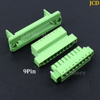 1/3/5 Set WF2EDG Pitch 3.81mm 2P/3P/4P/5P/6P/8P/9P/10P/12P/16P/24P Pluggable Terminal Block Connector 15EDGWC 3.81mm Pitch