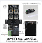 LILYGO T-SimHat CAN RS485 Relay 5V Optocoupler Isolation Module