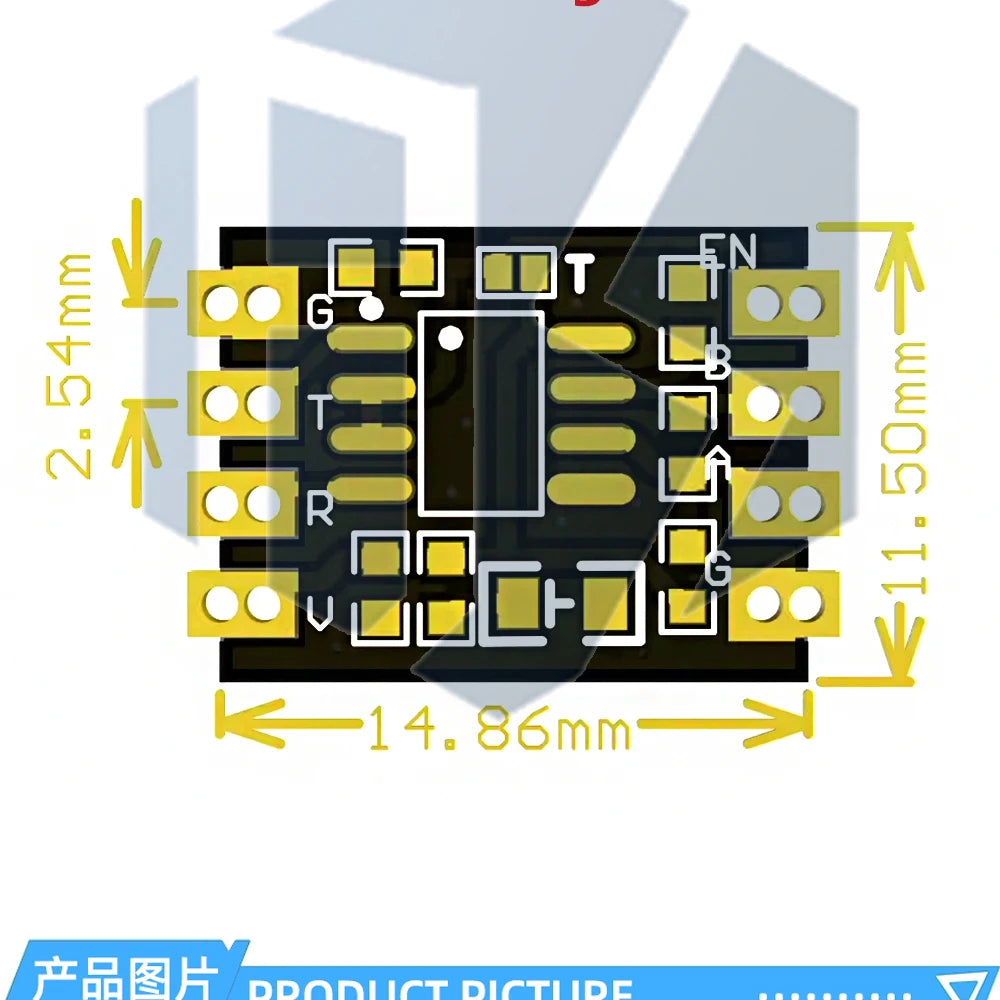 1~5PCS TTL to RS485 Communication Module (ZY-MAX485/SP485): 5V Level Conversion – Compatible for Arduino