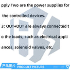 4-Channel MOS Optocoupler Isolation Module DC3-20V 10A with Signal Indicator Light Fotoelektrische Isolator ﻿