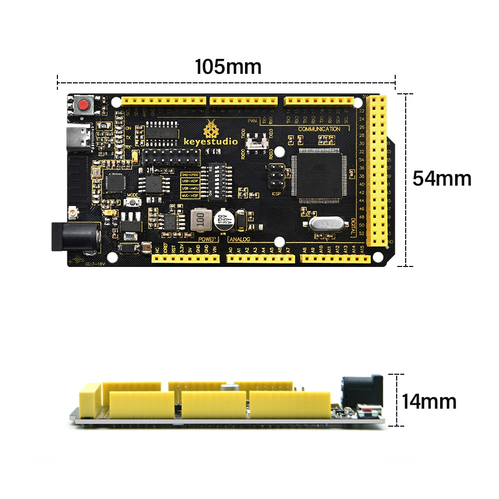 Keyestudio  2560MEGA  WiFi /Plus/ Pro / Development Board+USB Cable Compatible for Arduino MEGA2560  R3 Microcontroller Boards