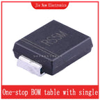 50PCS/LOT SMC DO-214AB ES5A ES5A ES5J ES3J RS5M  RS3M ES5D ES3D ES5G ES3G 3A 5A 200V 400V 600V 1000V 1KV SMD Fast Recovery Diode