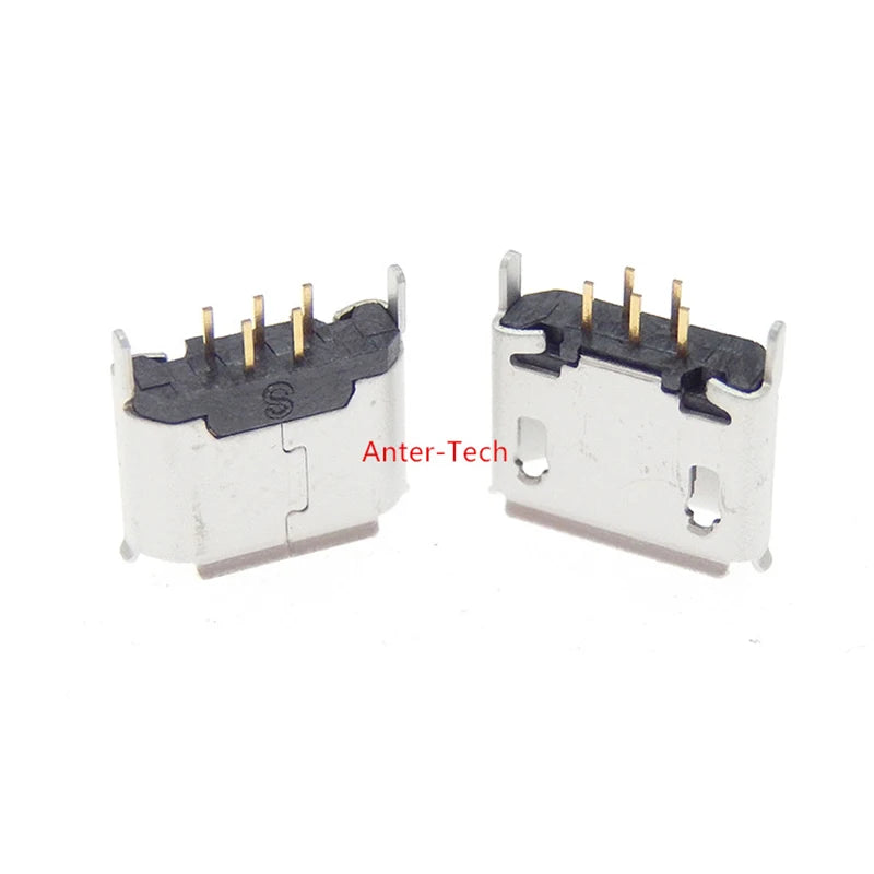 Vertical MICRO mini USB 5pin female 180-degree jack 5P in-line USB port Charging port Vertical patch power plug
