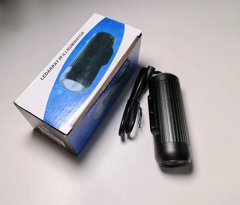 940nm Black 6W Invisible Day Night 3Pcs IR LED Array Illuminator Light Surveillance Camera Night-Vision Fill light  Light Source