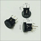 10PCS 6X6X7.2mm  Momentary Tact Button LED 3V Adding Caps H=8.2mm 6Pin DIP Tactical Keyboard Mini Push Button Press Button
