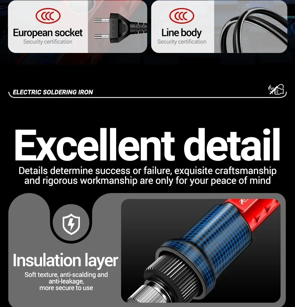 ANENG Digital Electric Soldering Irons kit Adjustable Temperature 220V 110V US/EU Plug  Welding Solder Repair soldering SL106