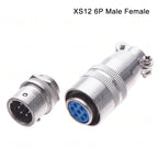 XS12 2PIN 3PIN 4PIN 5PIN Docking Aviation Plug Socket Waterproof Circular Connector 2-5P Male/Female