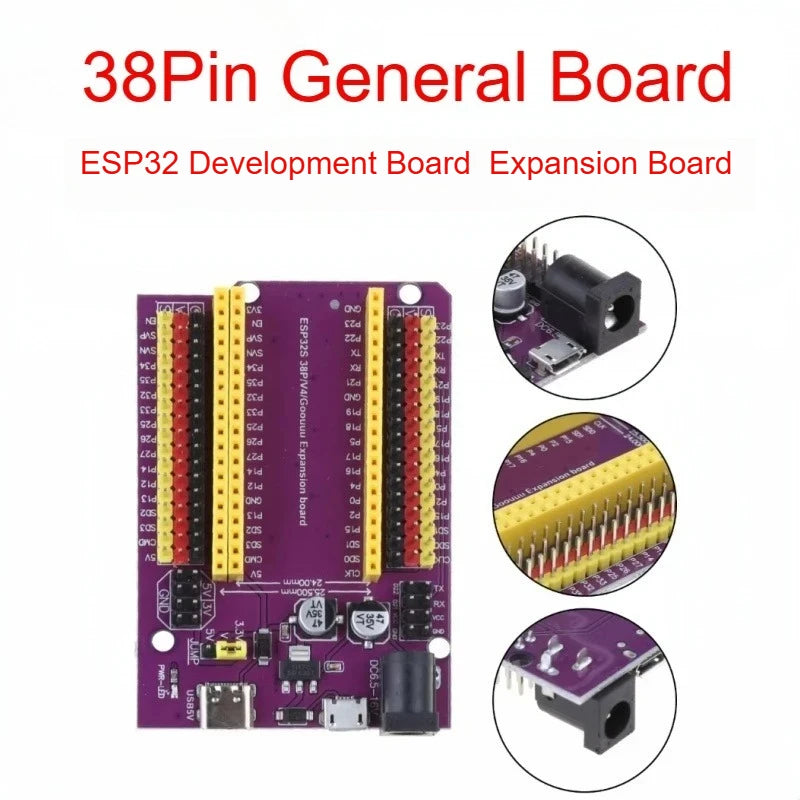 10PCS ESP32 Development Board WiFi Bluetooth Dual Core ESP-32 ESP-32S CP2102 CH9102 CH340 Type-C Micro USB Module