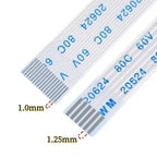 2PCS FFC/FPC extended flexible cable 1.0/1.25mm spacing,1000mm/1500mm/2000mm Length 4/6/7/8/10/12/14/15/16/18/20/31/32/35/40Pin