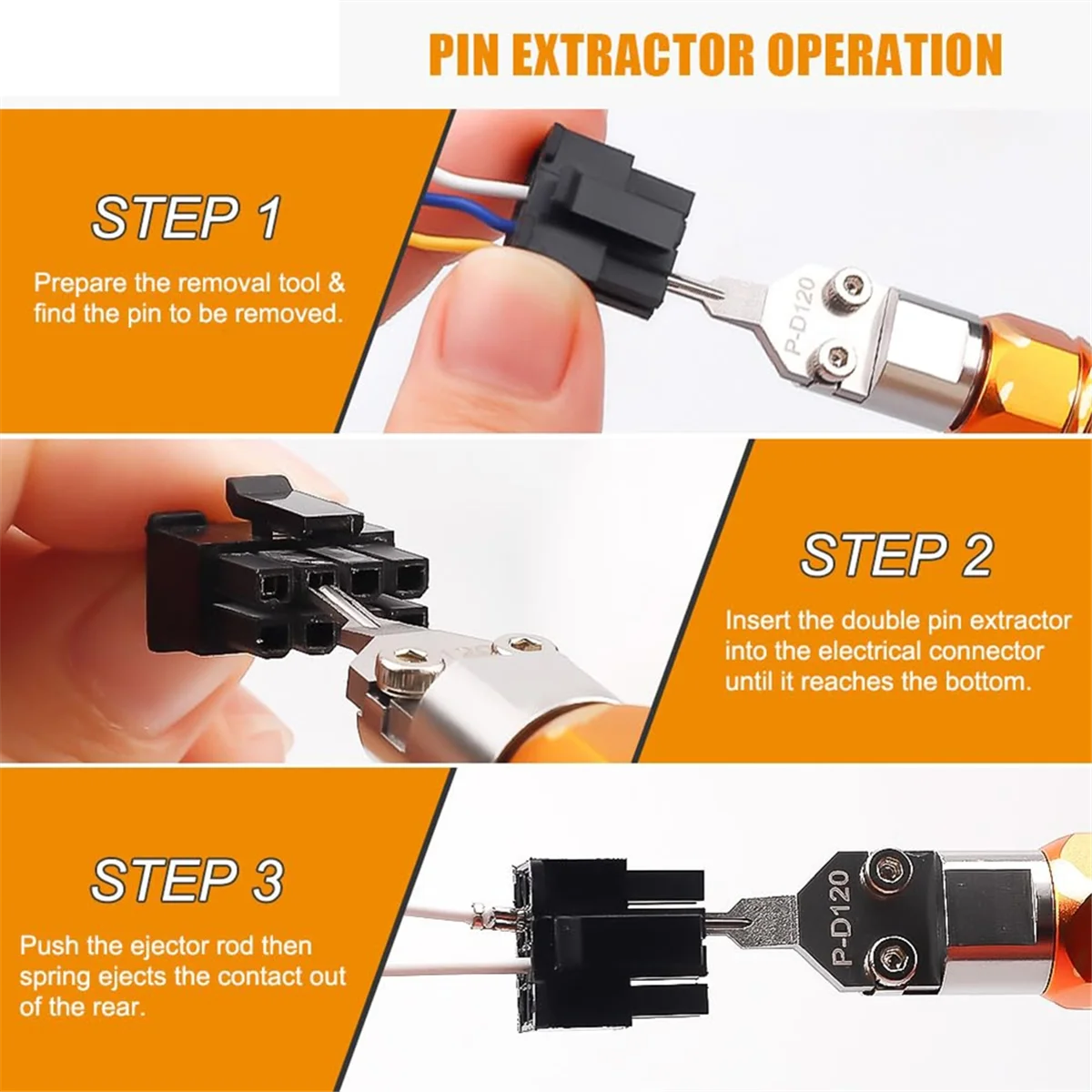 TFBC 2pack for Molex Pin Extractors Terminal Release Tool Kit for Molex MX3.0 Male/Female Terminals Extraction Tool