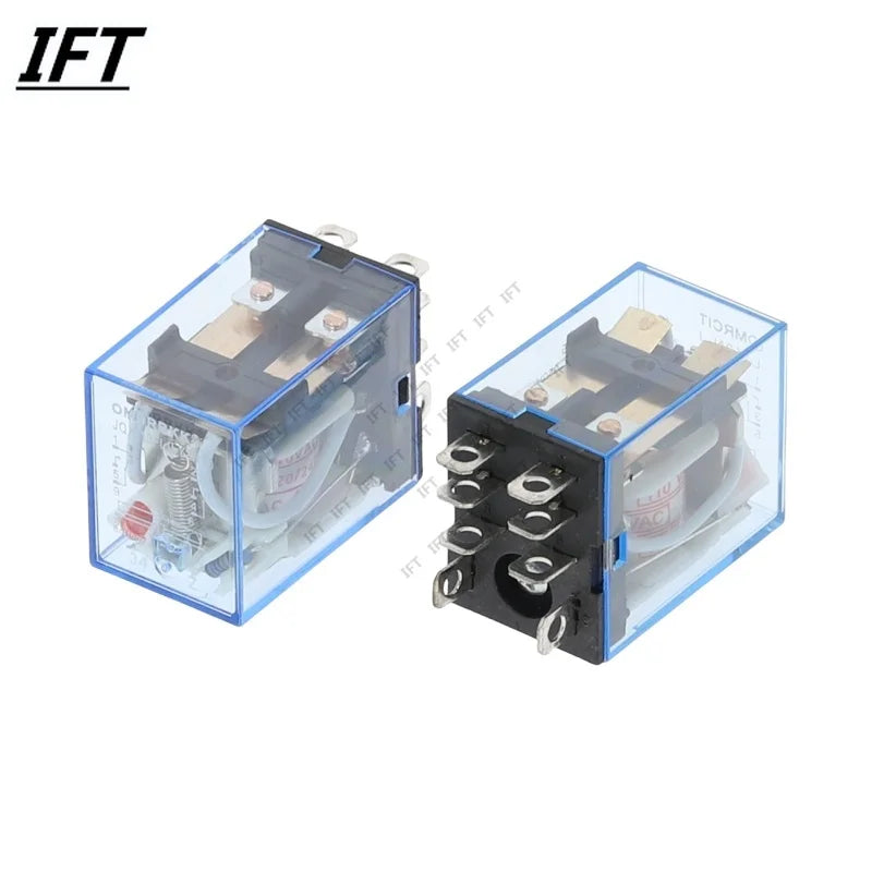 1Pc LY2NJ HH62P HHC68A-2Z Electronic Micro Mini Electromagnetic Relay 10A 8PIN Coil DPDT DC12V,24V AC110V 220V Hot