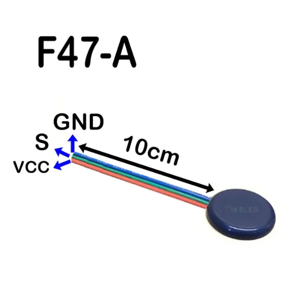 DC 12v 24v F47-A Capacitive Touch Switch Module, An Inductive Proximity Sensor Switch for Arduino Sensor Touch