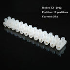 electric connector strip Wire connector Barrier Electirc Strip Block Terminal Plastic Screw terminal block connector