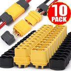 1-10PCS Male & Female Connector XT60 XT90 Plugs Wire Cable Connectors Adapter with Sheath Housing for RC Battery Car Airplane
