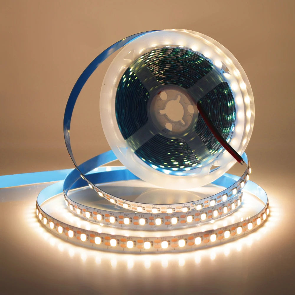 3MM 5MM 8MM Width DC 5V LED Strip 2835 120LEDs/m 1 LED Per Cut Flexible Tape IP20 Not Waterproof Warm Natural Cool White 1M-5M