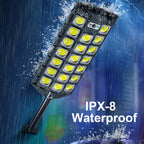 Most Powerful 150000W LED Solar Light Outdoor Motion Sensor Solar Street Lights IPX67 Waterproof Street Lamp Garden Yard Lantern