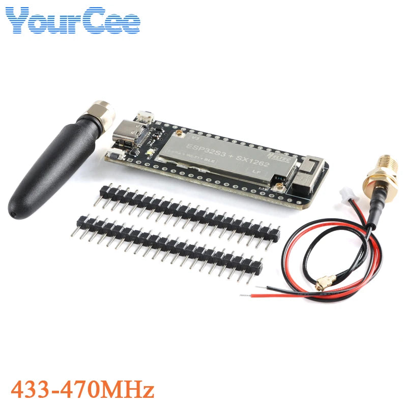 ESP32 SX1262 SX1276 LoRa 433-470MHz 868-915MHz WIFI Wireless Core System Development Board Module for Arduino with Antenna