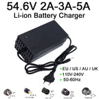 36V 48V 2A 3A 5A Lithium-Ion Charger 10S 13S 42V 54.6V 18650 Battery Charging 5A Fast Intelligent Charger