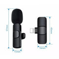 Mini Portable Wireless Lavalier Microphone for Live Broadcast Gaming Audio Video Recording Phone