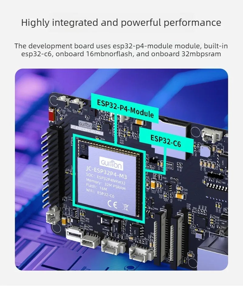 ESP32 P4 Development Board Dual Core RISC V with Ethernet Camera Interface DSI Display for High Performance IoT AI