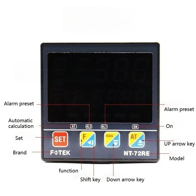 FOTEK NT-20R NT-20V NT-20L NT-96RE NT-96VE NT-96LE NT-48R-RS NT-48V-RS NT-48L-RS NT-21R Temperature Controller