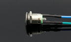 1PC 12MM with LED 3V 5V 12V 24V 220V Metal Button Switch Momentary push button auto reset waterproof illuminated