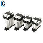 LCTC SSR 10A25a40a60A80A100A120A Solid State Relay with Radiator DC-AC AC-AC DC-DC DIN Rail Zero-crossing Relays