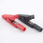 10A 20A 30A 50A Alligator Clip Crocodile Adapter 2mm 4mm Banana Plug Probe Clip for Multimeter Pen Test lead Cable Insulated E2