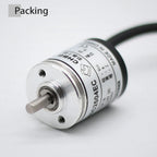 Cloweit 25mm Incremental Encoder 4mm Shaft Rotary  100 200 360 400 500 600 800 PPR 5-24VDC E6A2-CWZSE Automation Sensor Switches