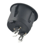 10PCS 12v Round Rocker Switch ON/OFF 2 Pin SPST Snap-in Toggle Switch ON Off 6A 250V Camper Van Caravan Motorhome