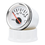 52mm Volt Gauge Marine Auto Voltmeter Universal 8-16V Waterproof Gauge Car Boat Instrument Red Backlight 12V Car Voltage Gauge