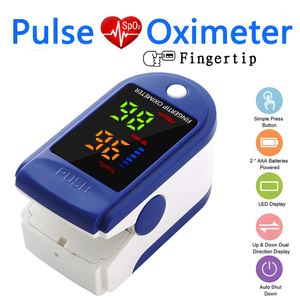 Medical Thermometer Test Kit LED Display Digital Oximeter or Non-Contact Thermometer For Baby Adult Mini