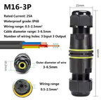 Heavy Duty Quick Connect Terminal Block T-type, IP68 Waterproof 2/3/4/5Pin for Secure & Fast Damp-Proof Wiring Connector