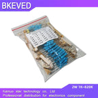30values Each 5/10PCS 1~750 1K~820K Ohm 150PCS 300PCS 1/2W 1W 2W 3W Resistance 1% Metal Film Resistor Assortment Kit Set