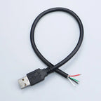 JCD 30cm/1M Power Supply Cable USB 2.0 A Female Male 2/4 Pin Wire Jack Charger Charging Cord Extension Connector DIY 5V Line