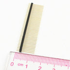 10pcs 1.27mm Long Pin L11/12/14mm 1x40p 1x50p 2x50p 0.05" Straight Single/ Dual Row Gold PCB Male Pin Header Strip Jumper