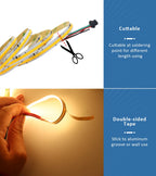WS2811 Horse Running COB LED Strip 20M 15M 10M 24V Water Flow LED Tape Ribbon Light with Banlanx APP SP636E Touch Controller Set