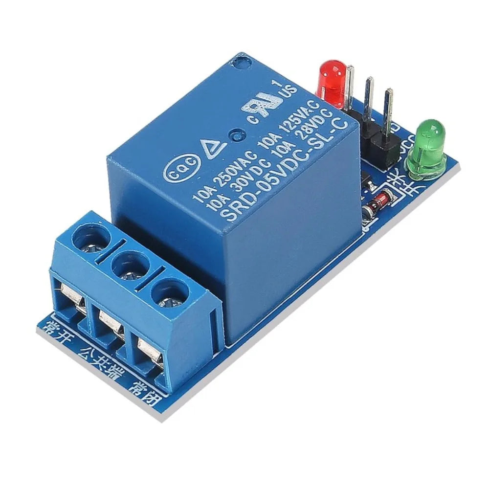 10PCS 5V One Channel Relay Module Relay Switch with OPTO Isolation High Low Level Trigger for Arduino Raspberry Pi ARM AVR