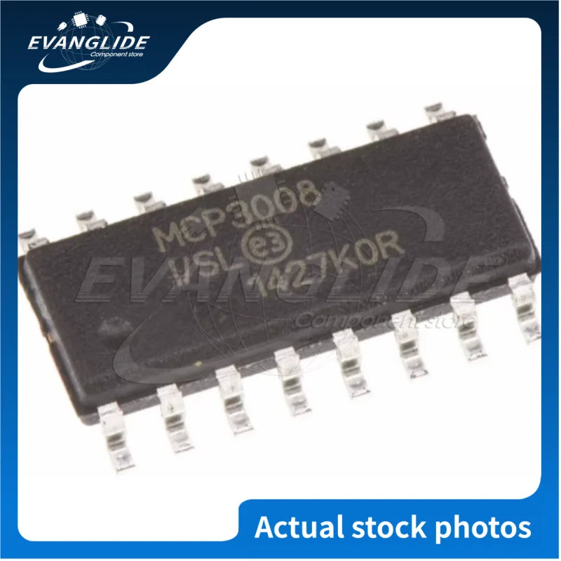 5 PCS/LOT Original & New MCP3008-I/SL MCP3008I/SL MCP3008-I/P DIP MCP3008 Digital-to-Analog Converter Chip